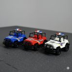 لعبة سيارة جيب شرطة سحب بالخيط MOAF03