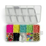 طقم صنع اكسوارات خرز و صنع الاساور بناتية مع سلك MOAF03