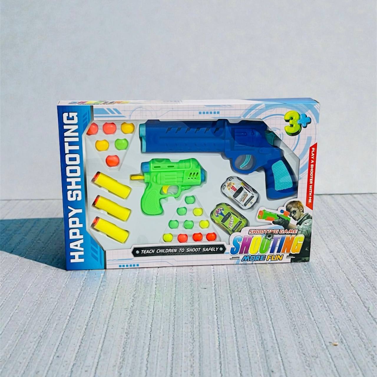 photo_1_2026-02-20_04-24-37 لعبة مسدس مع كورات امنة و الأسهم اللاصقة في علبة MOAF03 - الصورة 1