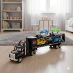 لعبة شاحنة نقل 2 سيارة و 2 دراجة    MOAF03