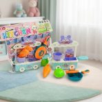 طقم مطبخ للأطفال التعليمي مع الخضار و أدوات الطبخ  MOAF03