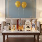 ستاند ديكور طاولة العيد اكريليك بعبارات العيد عيد مبارك