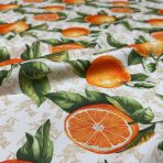 ⁦بخشة ترند البرتقال - مفرش مناسب للمنزل وعلى الطاولة والتنزه مقاس مربع 1.5×1.5 متر⁩ - الصورة ⁦2⁩