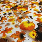 ⁦بخشة  اليقطين - مناسبة للمطبخ والتنزه مقاس مربع 1.5×1.5 متر - مفرش⁩ - الصورة ⁦2⁩