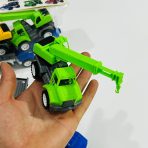 ⁦طقم لعبة شاحنات أعمال البناء للاطفال 4 شاحنات صغيرة MOAF03⁩ - الصورة ⁦5⁩