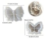 ⁦قالب علبة مع المغطاء بشكل فراشة 🦋 حجم كبير WFHM77⁩ - الصورة ⁦3⁩