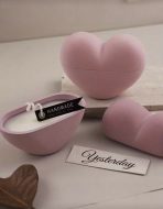 قالب سيلكون علي شكل قلب علبة بالمغطاء WFHM77