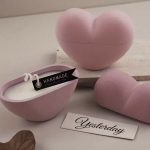 قالب سيلكون علي شكل قلب علبة بالمغطاء WFHM77