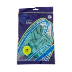 ⁦مجموعة 25 بالون سادة بالون أزرق سماوي & تركوازي MOAF03⁩ - الصورة ⁦2⁩