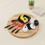 لعبة طقم مطبخ للأطفال تحتوي على مقلاة و أدوات طبخ 11 قطعة من عمر 3 سنوات MOAF03