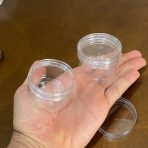 ⁦دستة علب شفافة بلاستيك 12 علبة 60 مل - متعددة الاستعمالات لاصحاب المشاريع⁩ - الصورة ⁦3⁩