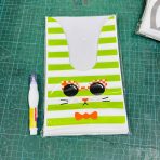 ⁦مجموعة 50 كيس خلوط أرنوب حجم متوسط مقاس 15.5×12.5 سم - عيدية⁩ - الصورة ⁦2⁩