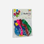 ⁦9 بالونات مزخرفة بعبارة ( ألف مبروك ) ألوان مشكلة MOAF03⁩ - الصورة ⁦2⁩