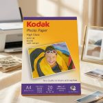 20 ورق صور شديد اللمعان مناسب لثصنع كروت المناسبات  180 جرام وجه واحد KODAK مقاس A4
