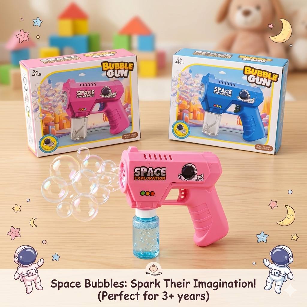 photo_1_2026-04-12_15-37-07 لعبة مسدس فقاعات رجل الفضاء للأطفال مع بطاريات مجانية - الصورة 1