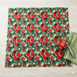 بخشة قماش برسومات بطيخ مقاس 1.5×1.5 متر مناسبة للتنزه