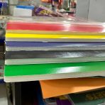 ⁦لوح فوم فلين 5 قطع متعدد الاستعمالات - سهل القص وخفيف الوزن وجهين لون وأبيض مقاس A3⁩ - الصورة ⁦4⁩