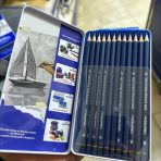 ⁦مجموعة أقلام جرافيت Dolphin الفنية  -  للمحترفين والهواة  (12 درجة)⁩ - الصورة ⁦2⁩
