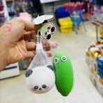⁦سكوشي لعب للأطفال شكل باندة & خيار⁩ - الصورة ⁦2⁩