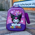 ⁦حقيبة مدرسية رسومات بارزة مناسبة للروضة والصف الاول⁩ - الصورة ⁦9⁩