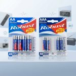 بطارية 4 قطع Robust مناسبة للمنزل - ريموت ساعة الحائط