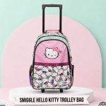 حقيبة جر ديزني هيلو كيتي من Smiggle مناسبة من الصف الثاني إلى الخامس