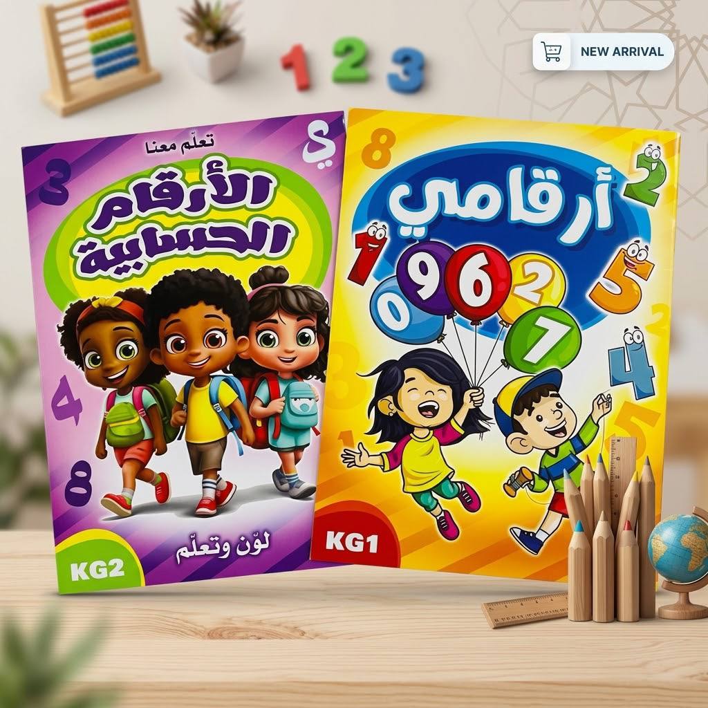 photo_1_2026-09-17_00-22-52 كراسة تعليم الأرقام تعلم معنا KG1 & KG2 - الصورة 1