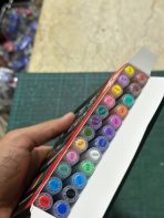 ⁦طقم 24 لون اكريليك TOUCH MIGO رأس فرشاة - للتلوين على جميع الأسطح⁩ - الصورة ⁦3⁩